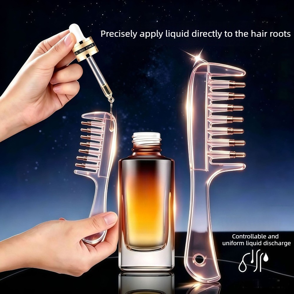 Root Stimulator Liquid - Przenośny, przezroczysty grzebień do nakładania preparatów
