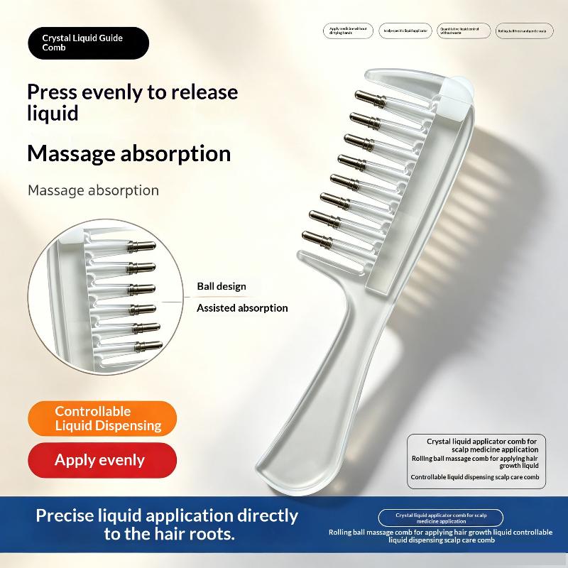 Root Stimulator Liquid - Nowy przenośny, przezroczysty grzebień do nakładania